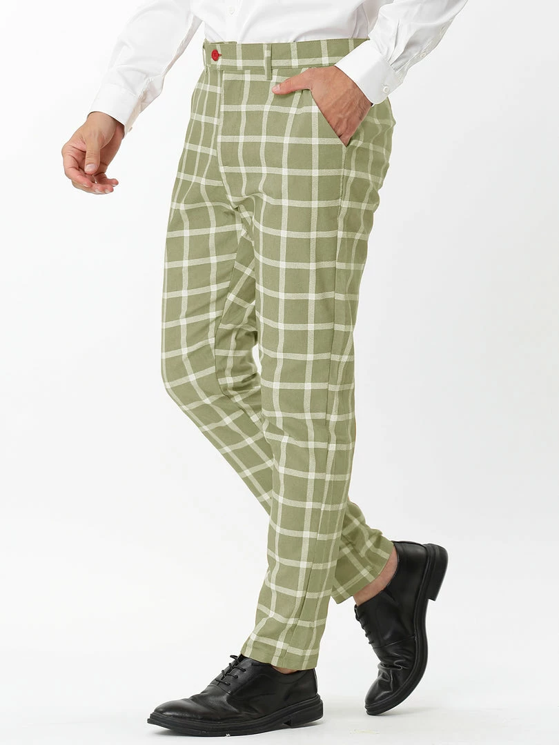 Allegra K Men's Plaid Dress Pants Casual Slim Fit Flat Front Business Checked Trousers 28 Allegra K Men's Plaid Dress Pants Casual Slim Fit Flat Front Business Checked Trousers