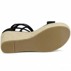 Allegra K Shoes Women's Espadrille Platform Lace Up Wedge Heels Sandals 20 Allegra K Shoes Women's Espadrille Platform Lace Up Wedge Heels Sandals