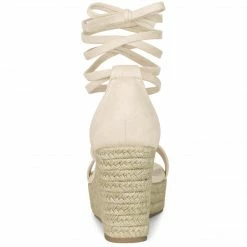 Allegra K Shoes Women's Espadrille Platform Lace Up Wedge Heels Sandals 24 Allegra K Shoes Women's Espadrille Platform Lace Up Wedge Heels Sandals
