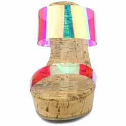 Allegra K Shoes Women's Clear Platform Transparent Straps Wedge Heels Sandals 17 Allegra K Shoes Women's Clear Platform Transparent Straps Wedge Heels Sandals