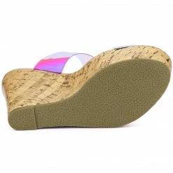 Allegra K Shoes Women's Clear Platform Transparent Straps Wedge Heels Sandals 20 Allegra K Shoes Women's Clear Platform Transparent Straps Wedge Heels Sandals