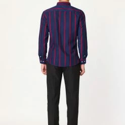 Allegra K Men's Business Vertical Striped Long Sleeves Button Down Dress Shirts 50 Allegra K Men's Business Vertical Striped Long Sleeves Button Down Dress Shirts