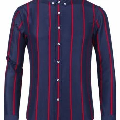 Allegra K Men's Business Vertical Striped Long Sleeves Button Down Dress Shirts 46 Allegra K Men's Business Vertical Striped Long Sleeves Button Down Dress Shirts