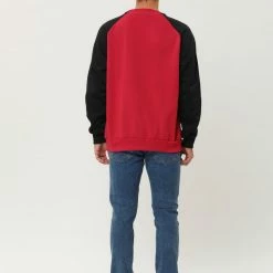 Allegra K Men's Casual Raglan Long Sleeve Round Neck Plush Color Block Pullover Sweatshirt 28 Allegra K Men's Casual Raglan Long Sleeve Round Neck Plush Color Block Pullover Sweatshirt