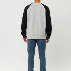 Allegra K Men's Casual Raglan Long Sleeve Round Neck Plush Color Block Pullover Sweatshirt 22 Allegra K Men's Casual Raglan Long Sleeve Round Neck Plush Color Block Pullover Sweatshirt