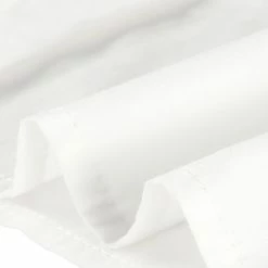 Allegra K Women's Embroidered Tie Neck Cotton Button-Down Blouse