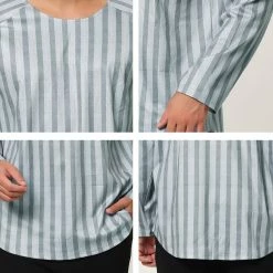 Allegra K Men's Hipster Hip Hop Print T-Shirts Crew Neck Long Sleeves Longline Tee Tops