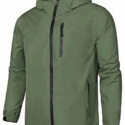 Allegra K Men's Lightweight Windbreaker Drawstring Hooded Full-Zip Hiking Outdoor Rain Jacket 22 Allegra K Men's Lightweight Windbreaker Drawstring Hooded Full-Zip Hiking Outdoor Rain Jacket