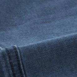 Allegra K Women's Casual Crop Denim Cardigan Slim Fit Cap Sleeve Jean Jacket