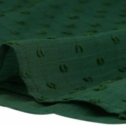 Allegra K Women's Chiffon Shirts Elegant Long Sleeve Ruffle Swiss Dots Blouse Top