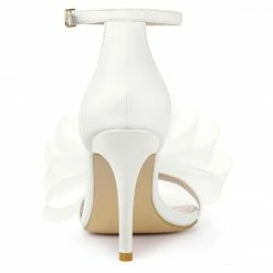 Allegra K Women's Ankle Strap Bow Tie Stiletto High Heels Sandals 13 Allegra K Women's Ankle Strap Bow Tie Stiletto High Heels Sandals