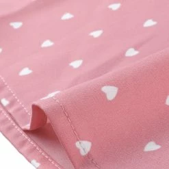 Allegra K Women's Vintage Heart Print Puff Short Sleeve Peter Pan Collar Blouse Tops