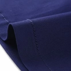 Allegra K Women's Workwear Paperbag Elastic High Waist Cotton Pencil Mini Skirt