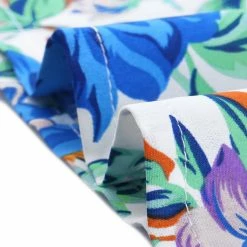 Allegra K Women's Floral Dress Point Collar Button Up Tie Waist Summer Dresses