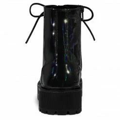 Allegra K Women's Round Toe Platform Lace Up Colorful Combat Ankle Boots Shoes 61 Allegra K Women's Round Toe Platform Lace Up Colorful Combat Ankle Boots Shoes