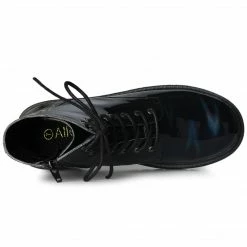 Allegra K Women's Round Toe Platform Lace Up Colorful Combat Ankle Boots Shoes 62 Allegra K Women's Round Toe Platform Lace Up Colorful Combat Ankle Boots Shoes