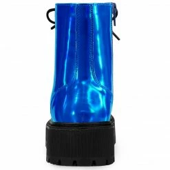 Allegra K Women's Round Toe Platform Lace Up Colorful Combat Ankle Boots Shoes 48 Allegra K Women's Round Toe Platform Lace Up Colorful Combat Ankle Boots Shoes