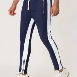 Allegra K Men's Hip Hop Slim Fit Zipper Ankle Color Block Track Pants Athletic Jogger Sweatpants 65 Allegra K Men's Hip Hop Slim Fit Zipper Ankle Color Block Track Pants Athletic Jogger Sweatpants