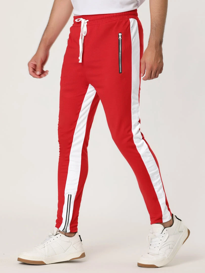 Allegra K Men's Hip Hop Slim Fit Zipper Ankle Color Block Track Pants Athletic Jogger Sweatpants 35 Allegra K Men's Hip Hop Slim Fit Zipper Ankle Color Block Track Pants Athletic Jogger Sweatpants