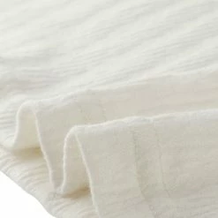 Allegra K Women's Solid Short Puff Sleeve Cute Textured Lace Trim Blouse Top