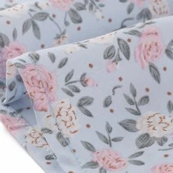 Allegra K Women's Floral Turndown Collar Chiffon Ruffle Tops V Neck Blouse