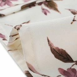 Allegra K Women's Floral Print Notch V Neck Office Long Sleeve Blouse