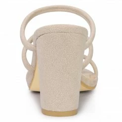 Allegra K Women's Drop Straps Chunky Heels Strappy Slide Sandals Shoes 18 Allegra K Women's Drop Straps Chunky Heels Strappy Slide Sandals Shoes