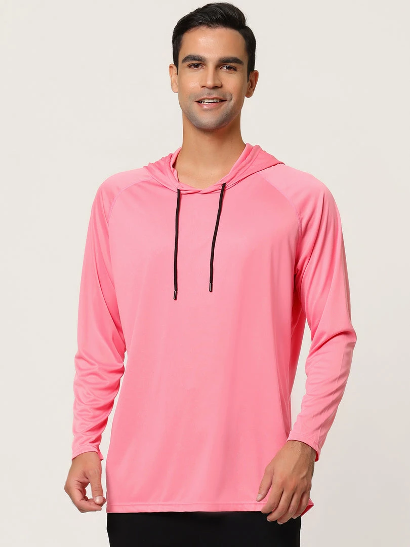 Allegra K Men's Hoodies Long Sleeves Shirt Solid Lightweight Workout Athletic Pullover 18 Allegra K Men's Hoodies Long Sleeves Shirt Solid Lightweight Workout Athletic Pullover