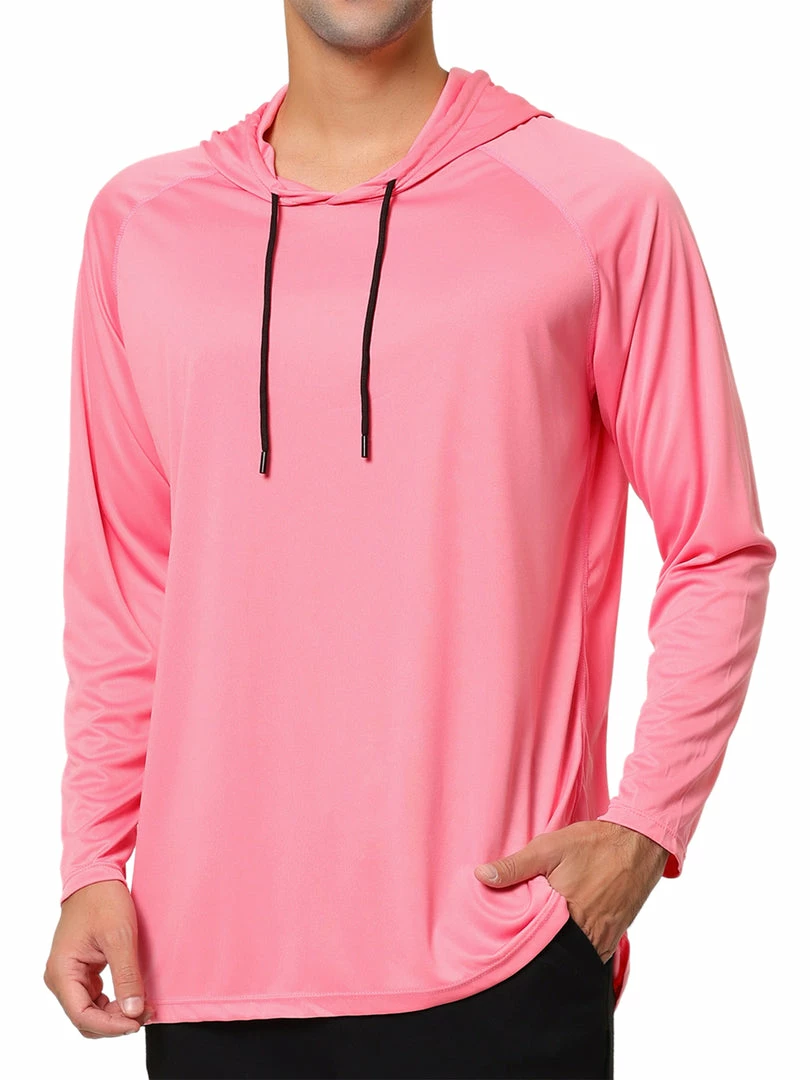 Allegra K Men's Hoodies Long Sleeves Shirt Solid Lightweight Workout Athletic Pullover 16 Allegra K Men's Hoodies Long Sleeves Shirt Solid Lightweight Workout Athletic Pullover