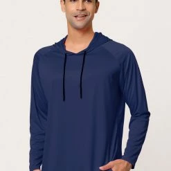 Allegra K Men's Hoodies Long Sleeves Shirt Solid Lightweight Workout Athletic Pullover 23 Allegra K Men's Hoodies Long Sleeves Shirt Solid Lightweight Workout Athletic Pullover