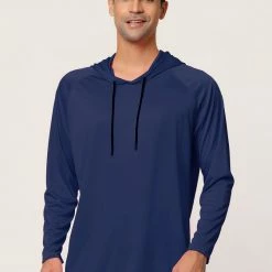 Allegra K Men's Hoodies Long Sleeves Shirt Solid Lightweight Workout Athletic Pullover 24 Allegra K Men's Hoodies Long Sleeves Shirt Solid Lightweight Workout Athletic Pullover