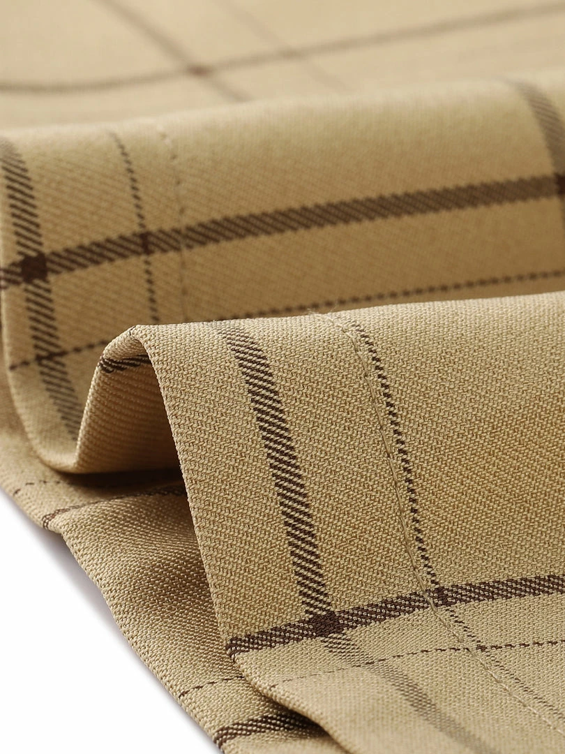 Allegra K Women's Plaid Vintage Faux Wrap Buttons Front Midi High Waist Skirt 20 Allegra K Women's Plaid Vintage Faux Wrap Buttons Front Midi High Waist Skirt