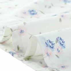 Allegra K Women's Floral Blouse Lace Doll Collar Contrast Long Sleeve Button Down Shirt