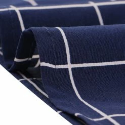 Allegra K Women's Plaid Tie Neck Contrast Panel Puff Short Sleeve Work Dress 15 Allegra K Women's Plaid Tie Neck Contrast Panel Puff Short Sleeve Work Dress