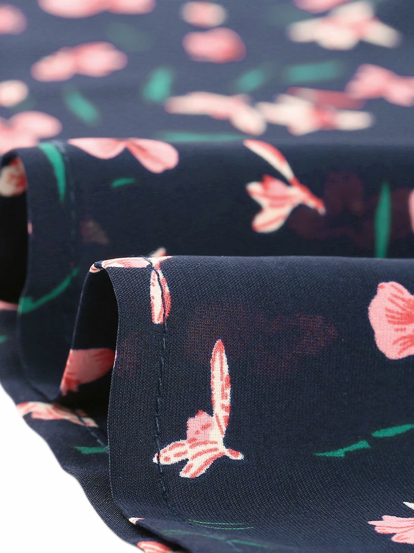 Allegra K Women's Sundress Spaghetti Strap Floral Smocked Dress 9 Allegra K Women's Sundress Spaghetti Strap Floral Smocked Dress