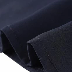 Allegra K Women's Sleeveless Dress Crewneck Pleated Front Belted Chiffon Dress