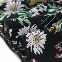 Allegra K Women's Spaghetti Strap Dress Bohemian Ditsy Floral Summer Beach Flowy Sundress