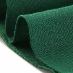 Allegra K Women's V Neck Ruffle Hem Short Sleeve Faux Wrap Dress