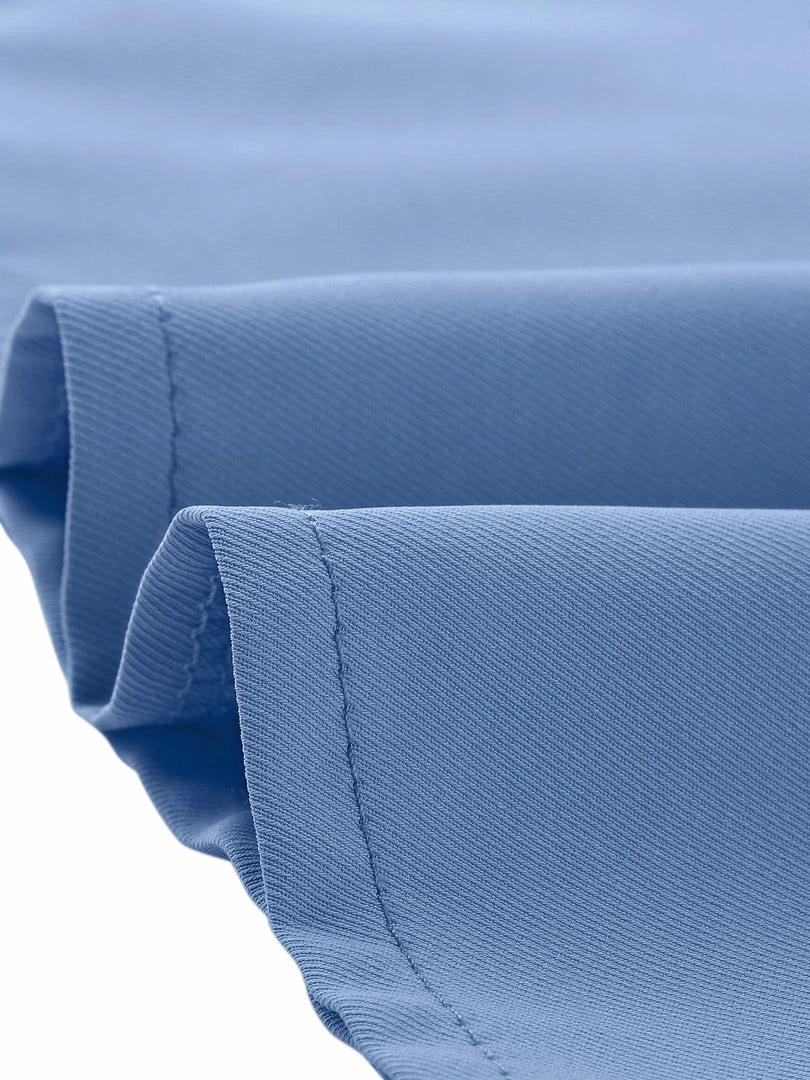 Allegra K Women's Split V Neck Belted Flare Bell Sleeve Solid Midi Dress 9 Allegra K Women's Split V Neck Belted Flare Bell Sleeve Solid Midi Dress