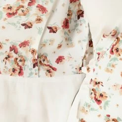 Allegra K Women's Ruffle Wrap Self Tie 3/4 Sleeve Floral Dress