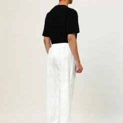 Allegra K Men's Plaid Jogger Track Pants Casual Athletic Slim Fit Drawstring Check Sweatpants