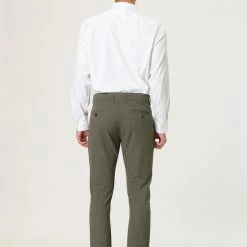 Allegra K Men's Plaid Dress Pants Classic Checked Slim Fit Formal Trousers