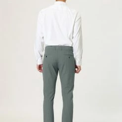 Allegra K Men's Plaid Dress Pants Classic Checked Slim Fit Formal Trousers