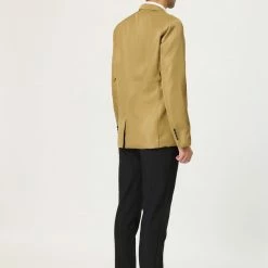 Allegra K Men's Formal Slim Fit Blazer Single Breasted One Button Dress Suit Sports Coat