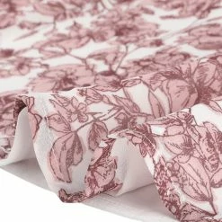 Allegra K Women's Floral Asymmetrical Layered Pleated Neck Short Flare Sleeve Dress