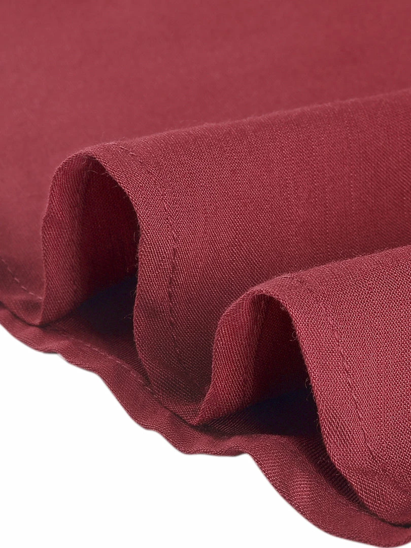 Allegra K Women's Smocked Waist Round Neck Keyhole Front Short Sleeve Mini Dress 9 Allegra K Women's Smocked Waist Round Neck Keyhole Front Short Sleeve Mini Dress