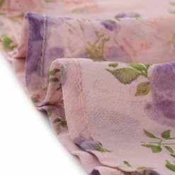 Allegra K Women's Floral Print Off Shoulder Short Sleeve Smocked Dress