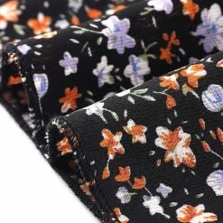 Allegra K Women's Summer 2 Piece Outfit Dress Cami Crop Top Tiered Floral Skirt Set