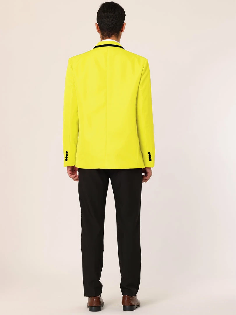 Allegra K Men's Business Slim Fit Blazer Single Breasted One Button Prom Suit Sports Coat 26 Allegra K Men's Business Slim Fit Blazer Single Breasted One Button Prom Suit Sports Coat