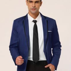 Allegra K Men's Business Slim Fit Blazer Single Breasted One Button Prom Suit Sports Coat 41 Allegra K Men's Business Slim Fit Blazer Single Breasted One Button Prom Suit Sports Coat